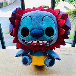 Rare Funko Disney Collab Stitch Lion Costume 10” Lilo & Stitch Plush Toy
